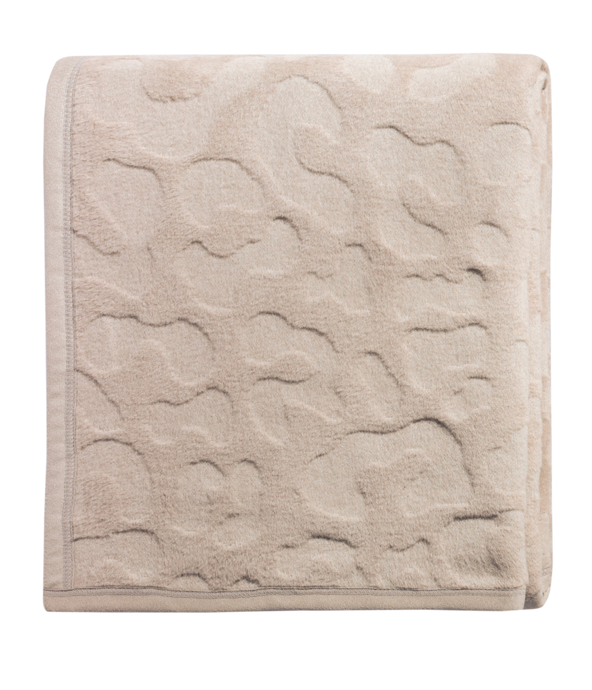 Biederlack Wohn- und Kuscheldecke 'Feel Leo' 150 x 200 cm Beige